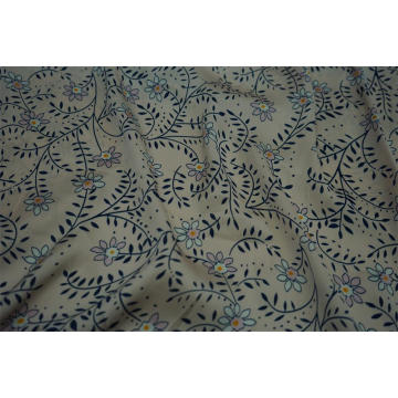 100% Polyester Sea Island Hammer Satin Print Stoff